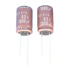 Nippon Chemi-Con конденсатор электролитический 63V 1000uf ±20% 16×25  +105°C KYA